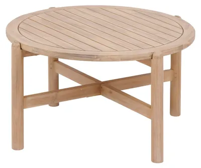 Produktbild von Kaffeetisch aus Akazienholz, für den Garten, Ø 80 cm