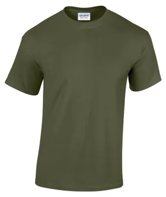 Produktbild von Gildan - T-Shirt für Herren/Damen Uni FK3080 (L) (Militärgrün)