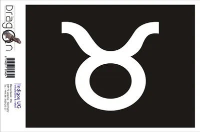 Produktbild von Aufkleber / Autoaufkleber - JDM / Die cut / Auto / OEM - Stier Sternzeichen - 120x110 mm silber - Heckscheibe / Heckscheibenaufkleber