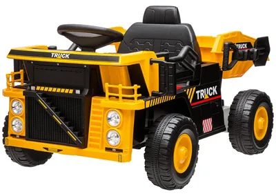 Obrázok produktu pre AIYAPLAY Elektrický traktor s lopatou 12 V Detský jazdecký traktor 3–6 km/h