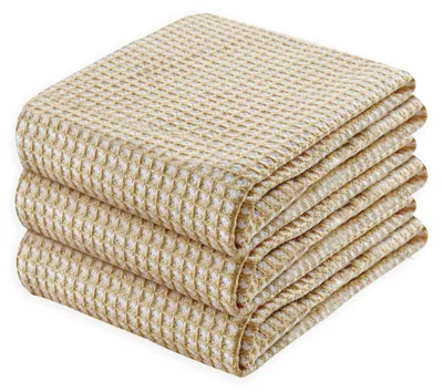 Küchentücher 3er-Pack, 100% Baumwolle, 66x40 cm, saugstark