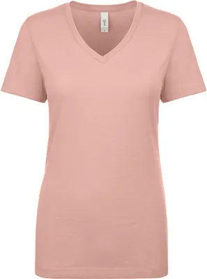 Produktbild von Next Level Apparel 1540 | Damen Ideal V Neck-T, Leichter Jersey - Farbe: Desert Pink - Größe: XL