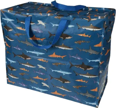 Obrázok produktu pre Rex London XXL úložná taška Sharks giant bag cca 55x48x28 cm žraločia ryba