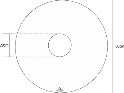 Produktbild von Grillring XXL | Grillplatte | Feuerplatte | BBQ | für Feuertonne & Kugelgrill, Größe:Ø 80cm