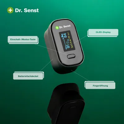 Productafbeelding van Dr.Senst 521-858142 Dr. Senst Puls-Oximeter YK-80B