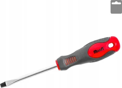 Obrázok produktu pre Plochý skrutkovač Sl 6X200 mm mäkká oceľ Crv magnetický