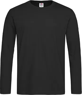 Immagine prodotto di Stedman ST2130 | Maglietta Comfort a maniche lunghe da uomo - Colore: Nero Opale - Taglia: 3XL