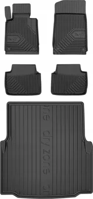 Obrázek produktu pro SET 77 Gumové rohože a kryt BMW E46 Limuzína 1998-2005