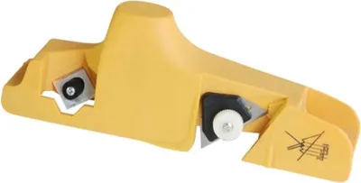 Produktbild von Toolland Kantenhobel, für Gipskartonplatten, Schnittwinkel 30° bis 45°, gelb