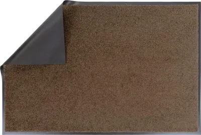 Produktbild von Primaflor Schmutzfangmatte CLEAN Braun 90x150cm - 13 Farben & 6 Größen - Strapazierfähige Türmatte, Rutschfester Türvorleger, Sauberlaufmatte