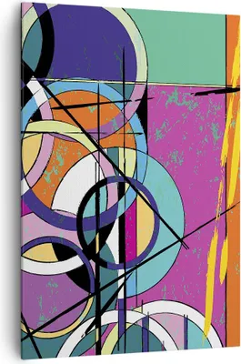 Produktbild von Bild auf Leinwand - Leinwandbild - Einteilig - Abstraktion modern - 70x100cm - Wand Bild - Wanddeko - Wandbilder - Leinwanddruck - Wanddekoration - Leinwand bilder - Wandbild - PA70x100-3601