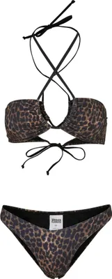 Produktbild von Urban Classics - "Hot" Bikini Set für Damen TN798 (L) (Braun/Schwarz)