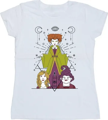 Produktbild von Disney - "Hocus Pocus" T-Shirt für Damen BI48538 (M) (Weiß)