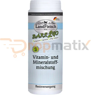 Produktbild von LandFleisch B.A.R.F.2GO Vitamin- und Mineralstoffmischung 250g