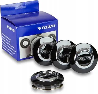 Immagine prodotto di VOLVO XC90 II Tappi per cerchi in alluminio nero lucido OE