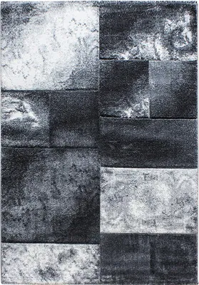 Produktbild von Kurzflor Teppich HAWAII Grau 140 x 200 cm