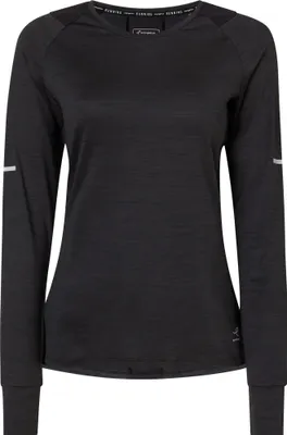 Produktbild von ENERGETICS Da.-Langarmshirt Evii L/S W MELANGE/BLACK/BLACK M
