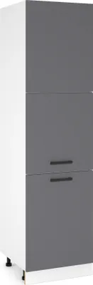 Produktbild von ULWEHOME Hoher Unterschrank für die Küche, 60 cm, 3 Fronten, Anthrazit | Küchenmöbel, EKO-System