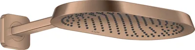 Produktbild von hansgrohe AXOR ShowerSphere Kopfbrause 370/220 1-jet EcoSmart mit Brausearm, 39749310
