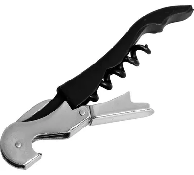 Produktbild von Kellnermesser 3-in-1: Korkenzieher, Kapselheber, Klinge – 12 cm, zusammenklappbar, stabil