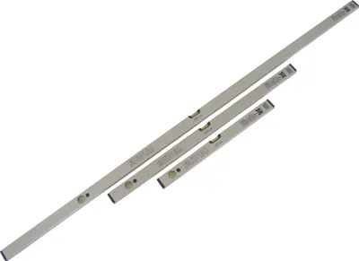 Produktbild von Wasserwaagen Set - 60 / 100 / 200 cm - mit hoher Genauigkeit (0,5mm/1m)