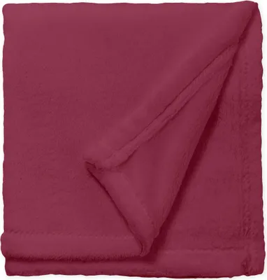 Produktbild von Kuscheldecke 220x240 cm bordeaux Flauschig warm kuschelig Wohndecke Fleece Decke