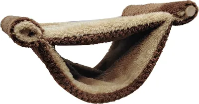 Produktbild von Hängemattenbett zum Aufhängen für Kleintiere, weich, warm, doppellagig, kleine Käfighängematte für Eichhörnchen, Hamster, Goldhamster