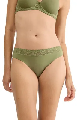 Produktbild von Triumph Damen Feel of Modal String Briefs, Olive Gold, XL EU