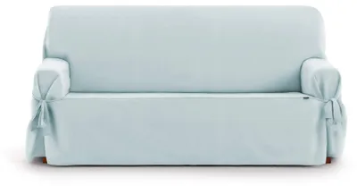 Zdjęcie produktu dla Ochraniacz na sofę Eysa Levante, wykonany z bawełny, kolor turkusowy, przeznaczony do sof 3-osobowych. Wymiary: 180-230 cm
