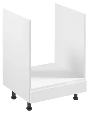 Produktbild von Küchenschrank für Einbaubackofen ARBOR – Breite 60 cm, Hochglanzweiß / Weiß