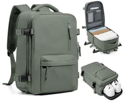 Immagine prodotto di Borsa da viaggio impermeabile da uomo, 40x20x25 cm, con scomparto per laptop da 14 pollici