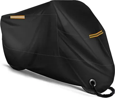 Productafbeelding van Famanu motorhoes, waterdicht - 295 cm x 105 cm x 125 cm - zwart