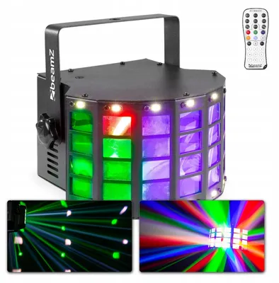 Obrázek produktu pro BeamZ DerbyStrobe LED efekt RGBW stroboskop DMX