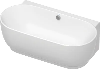 Produktbild von Duravit Oval-Badewanne Luv 180x95 cm matt Weiß, Vorwandmontage