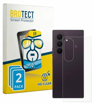 Produktbild von 2x Für Samsung Galaxy Z Fold 8 Ultra (Rückseite) Schutzfolie BROTECT Displayschutz Display Schutz Folie Klar Transparent