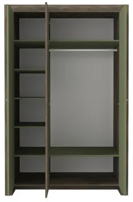 Produktbild von Kleiderschrank Kindezimmer Moderne Möbel Holz Luxus Design Grün Jugendmöbel