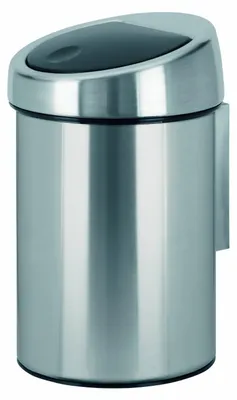 Productafbeelding van Brabantia Vuilnisbak Touch Bin 3 liter met plastic binnenbak - Mat staal, vingerafdrukbestendig