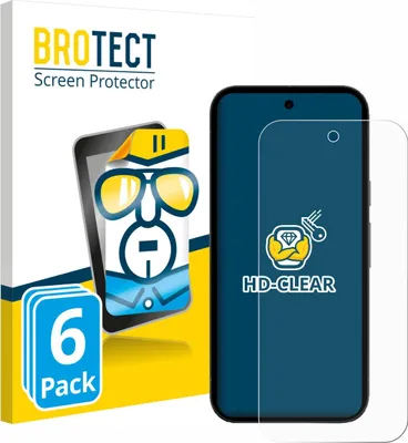 Produktbild von 6x Für Google Pixel 10a Schutzfolie BROTECT Displayschutz Display Schutz Folie Klar Transparent