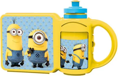 Produktbild von Minions Brotdose und Trinkflasche