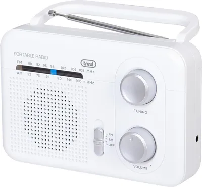 Immagine prodotto di Trevi RA7F64 Radio Portatile Analogica AM FM Bianco