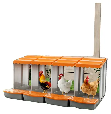 Produktbild von Nistkasten, Wandmontage, 4 Fächer, Nistkasten