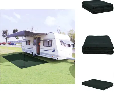Produktbild von vidaXL Zeltteppich 250 x 400 cm HDPE Grün - Zeltzubehör