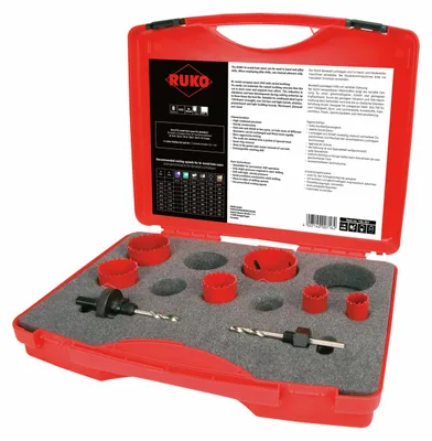 Produktbild von RUKO Bimetall-Lochsägen-Satz HSS