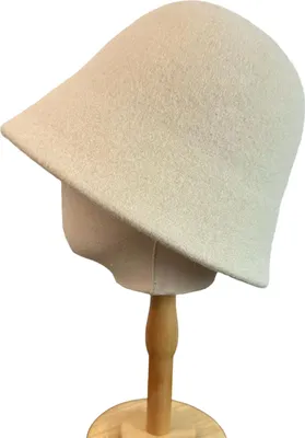 Produktbild von Verstellbarer Fischerhut aus Wolle, warmer Winterhut für Damen, lässiger Bucket Hat mit breiter Krempe, vielseitiges Accessoire