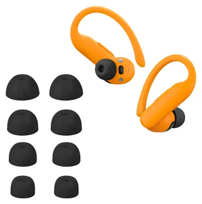 Produktbild von kwmobile 8x Ersatzpolster kompatibel mit Beats Powerbeats Pro 2 - 4 Größen - Silikon Ersatz Ohrstöpsel In-Ear Kopfhörer - Polster