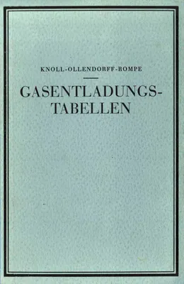 Produktbild von Gasentladungs- Tabellen