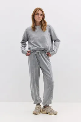 Produktbild von Baumwoll-Sweatpants mit Ballonmuster, Light Grey, XL