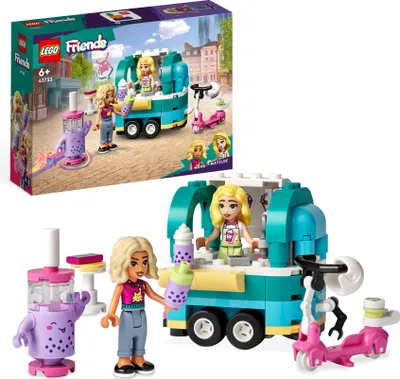 Produktbild von LEGO 41733 Friends Bubble-Tea-Mobil, Spielzeug-Roller mit Mini-Puppen der Charaktere aus 2023, Spielzeug für Mädchen und Jungen ab 6 Jahren