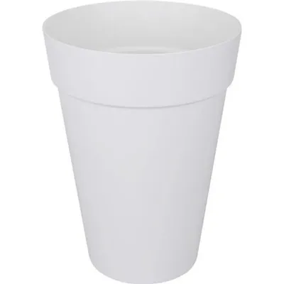Obrázek produktu pro elho loft urban round high 28, Květináč, Volně stojící, Polypropylen (PP), Bílá, Kulatý, Venkovní