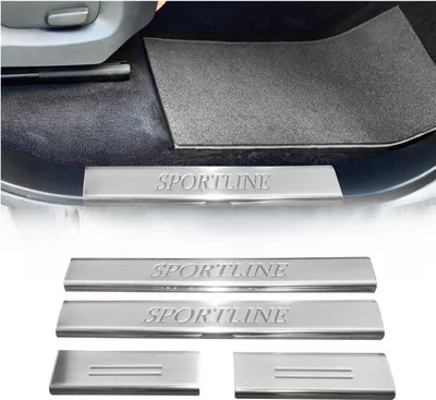 Zdjęcie produktu dla Listwy progowe Sport do Range Rover Sport 2013-2025 stal nierdzewna 4x